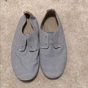 Striped Sanuk Shoes